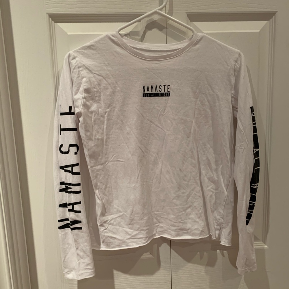 Cropped cotton on tee